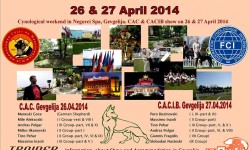 Cynological weekend in Gevgelija – 26 & 27 April 2014