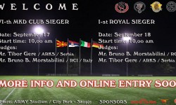 Rottweiller club invites you to: VI-th Macedonian Klub SIeger and I-st Royal Sieger